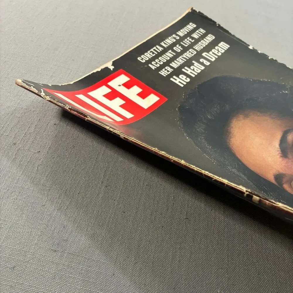 Vintage 1969 LIFE Magazine Coretta Scott King MLK He Had a Dream See Descr